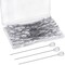 Corsage Boutonniere Pins Teardrop Pearl Head Pins Wedding Bouquet Pins White Straight Head Pins for DIY Crafts Jewelry Making Sewing Wedding Flower Decorations (200 Pieces with 2 Boxes)